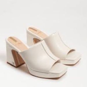 Sam Edelman White Platform Sandal
